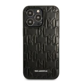Karl Lagerfeld KLHCP13XMNMP1K iPhone 13 Pro Max 6,7" hardcase czarny/black Monogram Plaque - Apple Cases - Cases - Techbox
