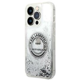 Karl Lagerfeld KLHCP14LLCRSGRS iPhone 14 Pro 6.1 "silver / silver hardcase Liquid Glitter RSG | Techbox