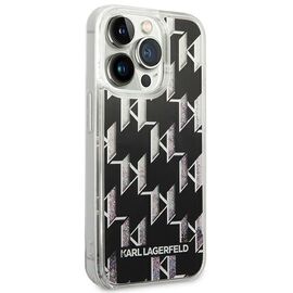 Karl Lagerfeld KLHCP14LLMNMK iPhone 14 Pro 6.1 "hardcase black / black Liquid Glitter Monogram | Techbox