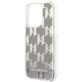 Karl Lagerfeld KLHCP14LLMNMS iPhone 14 Pro 6,1" hardcase srebrny/silver Liquid Glitter Monogram - Apple Cases - Cases - Techbox