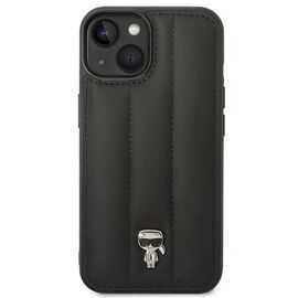 Karl Lagerfeld KLHCP14MPSQPK iPhone 14 Plus 6,7" hardcase czarny/black Puffy Ikonik Pin - Apple Cases - Cases - Techbox