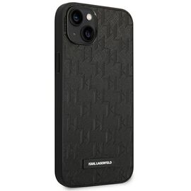 Karl Lagerfeld KLHCP14MSAKLHPK iPhone 14 Plus 6,7" hardcase czarny/black Saffiano Mono Metal Logo - Apple Cases - Cases - Techbox