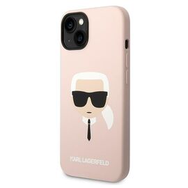 Karl Lagerfeld KLHCP14MSLKHLP iPhone 14 Plus 6,7" hardcase r&Atilde;&sup3;&Aring;&frac14;owy/pink Silicone Karl`s Head - Apple Cases - Cases - Techbox