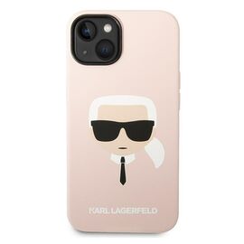 Karl Lagerfeld KLHCP14MSLKHLP iPhone 14 Plus 6,7" hardcase r&Atilde;&sup3;&Aring;&frac14;owy/pink Silicone Karl`s Head - Apple Cases - Cases - Techbox
