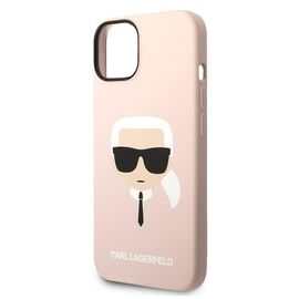 Karl Lagerfeld KLHCP14MSLKHLP iPhone 14 Plus 6,7" hardcase r&Atilde;&sup3;&Aring;&frac14;owy/pink Silicone Karl`s Head - Apple Cases - Cases - Techbox