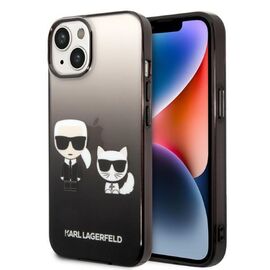 Karl Lagerfeld KLHCP14MTGKCK iPhone 14 Plus 6,7 "hardcase black / black Gradient Ikonik Karl &amp; Choupette | Techbox