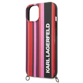 Karl Lagerfeld KLHCP14SSTSTP iPhone 14 6.1 "hardcase pink / pink Color Stripes Strap - Apple Cases - Cases - Techbox