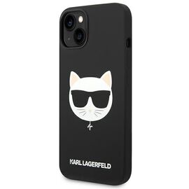 Karl Lagerfeld KLHMP14MSLCHBK iPhone 14 Plus 6,7" hardcase czarny/black Silicone Choupette Head Magsafe - Apple Cases - Cases - Techbox