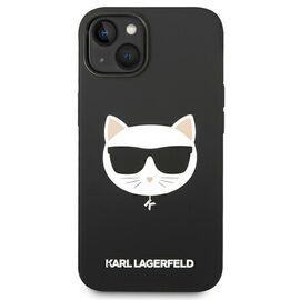 Karl Lagerfeld KLHMP14MSLCHBK iPhone 14 Plus 6,7" hardcase czarny/black Silicone Choupette Head Magsafe - Apple Cases - Cases - Techbox