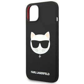 Karl Lagerfeld KLHMP14MSLCHBK iPhone 14 Plus 6,7" hardcase czarny/black Silicone Choupette Head Magsafe - Apple Cases - Cases - Techbox