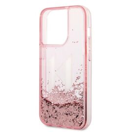 Karl Lagerfeld KLHCP14LLBKLCP iPhone 14 Pro 6.1 "pink / pink hardcase Liquid Glitter Big KL | Techbox