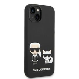 Karl Lagerfeld KLHMP14MSSKCK iPhone 14 Plus 6.7 "hardcase black / black Liquid Silicone Karl &amp; Choupette Magsafe - Apple Cases - Cases - Techbox