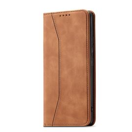 Magnet Fancy Case for Samsung Galaxy S23+ flip cover wallet stand brown - Samsung Cases - Cases - Techbox