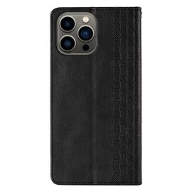 Magnet Strap Case for Samsung Galaxy S23 Flip Wallet Mini Lanyard Stand Black | Techbox
