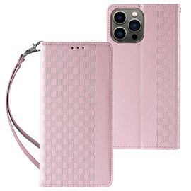 Magnet Strap Case for Samsung Galaxy S23+ Flip Wallet Mini Lanyard Stand Pink - Samsung Cases - Cases - Techbox