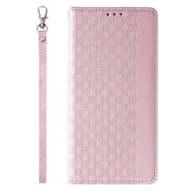 Magnet Strap Case for Samsung Galaxy S23+ Flip Wallet Mini Lanyard Stand Pink - Samsung Cases - Cases - Techbox