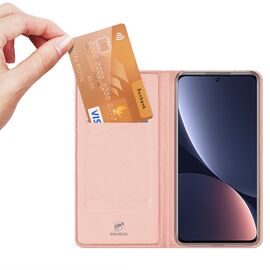 Dux Ducis Skin Pro Case Xiaomi 13 Pro Flip Card Wallet Stand Pink | Techbox
