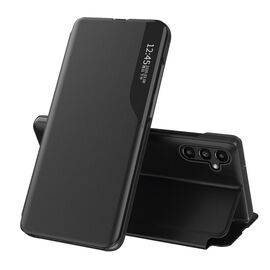 Eco Leather View Case case for Samsung Galaxy A14 with a flip stand black - Samsung Cases - Cases - Techbox