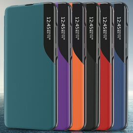 Eco Leather View Case case for Samsung Galaxy S23+ with a flip stand red | Techbox