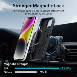 ESR Classic Hybrid Halolock MagSafe iPhone 14 Plus Case - Black | Techbox