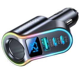 Joyroom fast car charger 4in1 USB-A QC3.0 / 2xUSB-C PD 150W black (JR-CL21) | Techbox