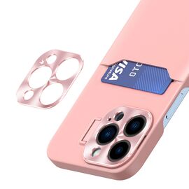 Leather Stand Case for Samsung Galaxy S23 Card Wallet Cover with Stand Pink | Techbox
