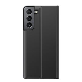 New Sleep Case case for Samsung Galaxy S23+ cover with flip stand black | Techbox
