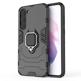 Ring Armor case for Samsung Galaxy S23+ armored cover magnetic holder ring black | Techbox