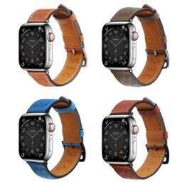 Strap Leather for Apple Watch 38 / 40 / 41 mm band bracelet - red | Techbox