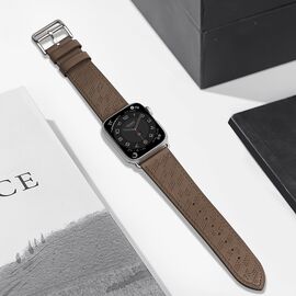 Strap Leather for Apple Watch 38 / 40 / 41 mm band bracelet - dark brown | Techbox