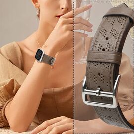 Strap Leather for Apple Watch 38 / 40 / 41 mm band bracelet - dark brown | Techbox