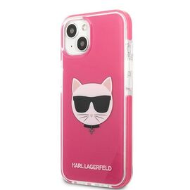 Etui Karl Lagerfeld Choupette Head na iPhone 13 mini - fuksjowy | Techbox