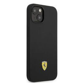 Ferrari FEHMSIP14MBK iPhone 14 Plus 6.7" black/black hardcase Silicone Metal Logo Magsafe - Apple Cases - Cases - Techbox