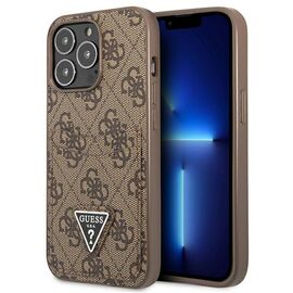 Guess 4G Triangle Logo Cardslot Case for iPhone 13 Pro / 13 - Brown - Apple Cases - Cases - Techbox