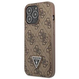 Guess 4G Triangle Logo Cardslot Case for iPhone 13 Pro / 13 - Brown - Apple Cases - Cases - Techbox