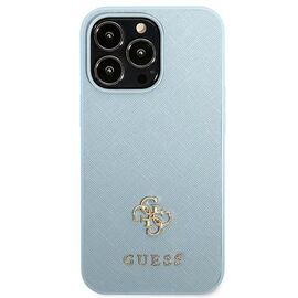 Guess Saffiano 4G Small Metal Logo Case for iPhone 13 Pro / 13 - Blue | Techbox