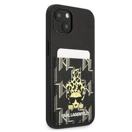 Karl Lagerfeld Karlimals Cardslot case for iPhone 13 - black | Techbox
