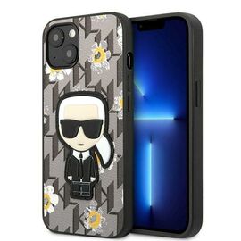 Karl Lagerfeld KLHCP13MPMNFIK1 iPhone 13 6.1" grey/grey Flower Ikonik Karl | Techbox