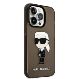 Karl Lagerfeld KLHCP14LHNIKTCK iPhone 14 Pro 6.1" black/black hardcase Ikonik Karl Lagerfeld | Techbox
