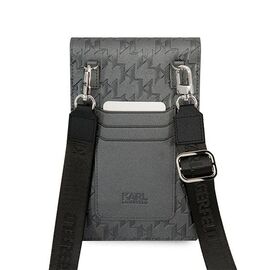Karl Lagerfeld Ikonik Karl Monogram Patch bag - silver
