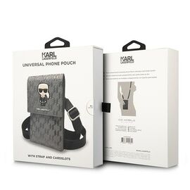 Karl Lagerfeld Ikonik Karl Monogram Patch bag - silver