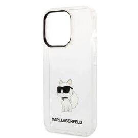 Karl Lagerfeld KLHCP14XHNCHTCT iPhone 14 Pro Max 6.7" transparent hardcase Ikonik Choupette | Techbox