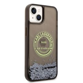 Karl Lagerfeld Liquid Glitter RSG case for iPhone 14 Plus - black - Apple Cases - Cases - Techbox