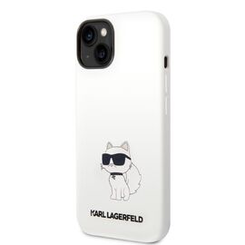 Karl Lagerfeld Silicone Choupette case for iPhone 14 Plus - white - Apple Cases - Cases - Techbox