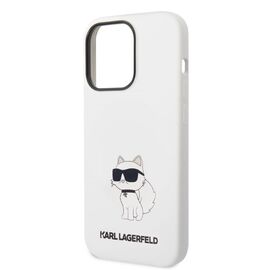 Karl Lagerfeld Silicone Choupette case for iPhone 14 Pro Max - white - Apple Cases - Cases - Techbox