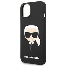Karl Lagerfeld Silicone Karl's Head MagSafe case for iPhone 14 Plus - black - Apple Cases - Cases - Techbox