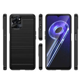 Carbon Case for Realme 10 5G / Realme 9i 5G Flexible Silicone Carbon Cover Black | Techbox