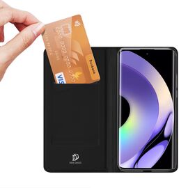 Dux Ducis Skin Pro case for Realme 10 Pro+ flip cover card wallet stand black | Techbox