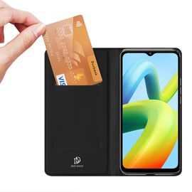 Dux Ducis Skin Pro Case for Xiaomi Redmi A1+ Flip Card Wallet Stand Black | Techbox