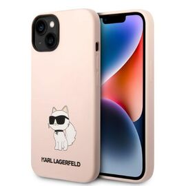 Karl Lagerfeld KLHCP14MSNCHBCP iPhone 14 Plus 6.7" hardcase pink/pink Silicone Choupette | Techbox
